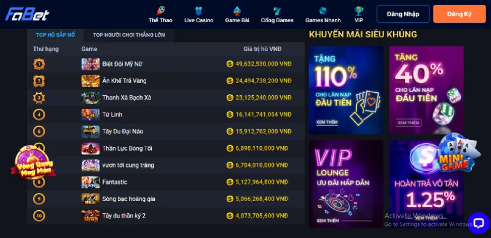 Lợi ích độc quyền của thành viên VIP bet 69 net